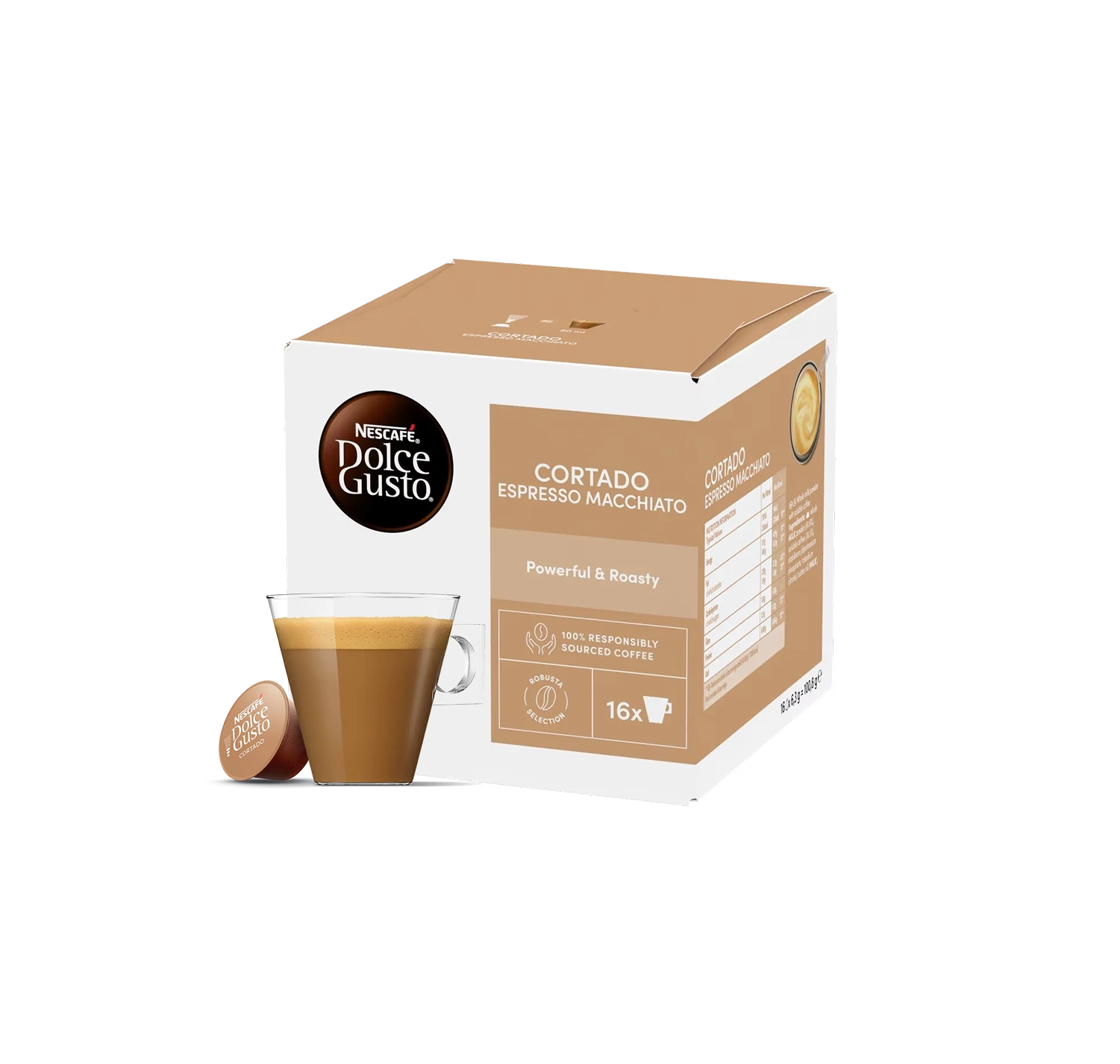 کپسول دولچه گوستو Cortado Espresso Macchiato کپسول دولچه گوستو Cortado Espresso Macchiato