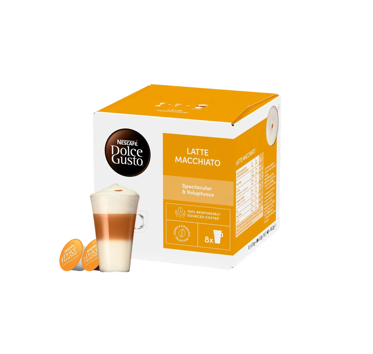 کپسول دولچه گوستو Latte Macchiato کپسول دولچه گوستو Latte Macchiato